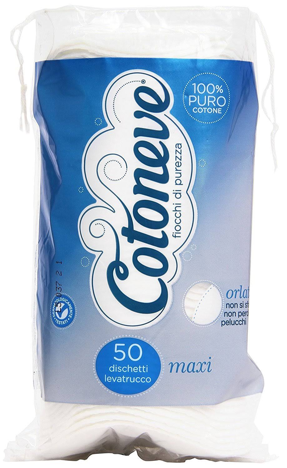 Cotoneve Make Up Remover Cotton - Maxi Pads, 50 Pack
