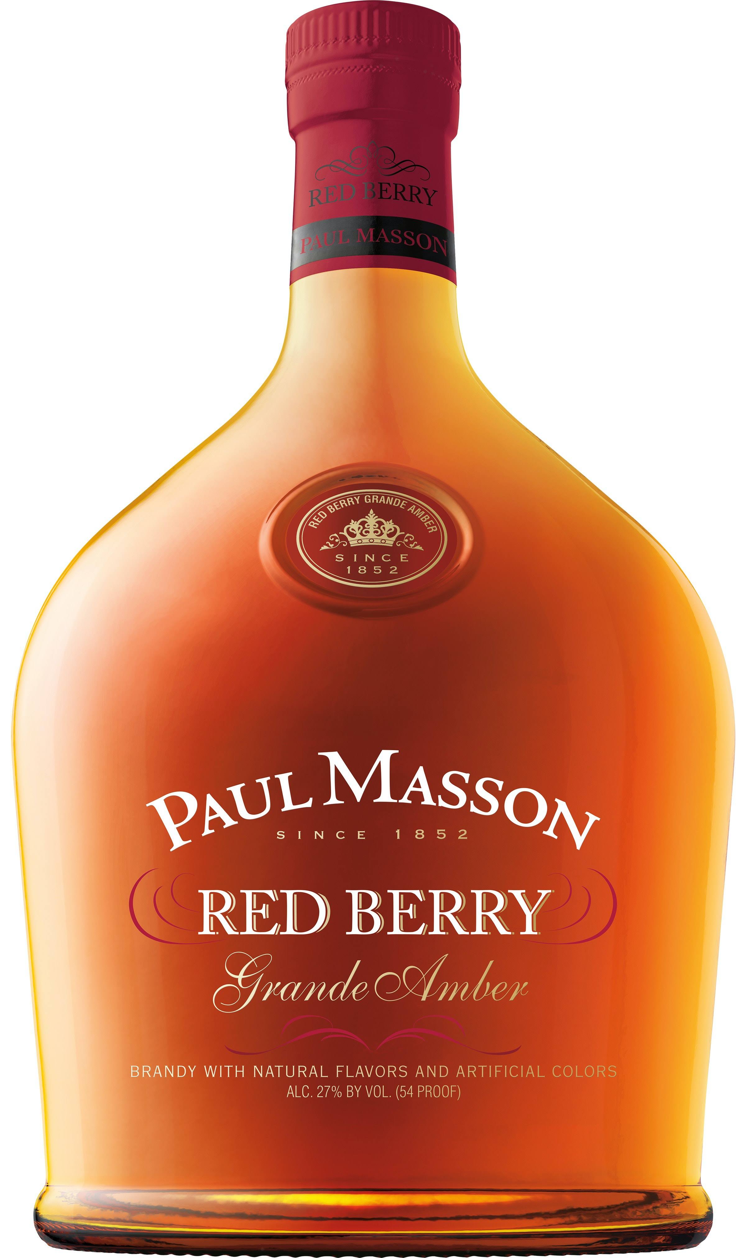 Paul Masson Grande Amber Brandy - Red Berry, 750ml