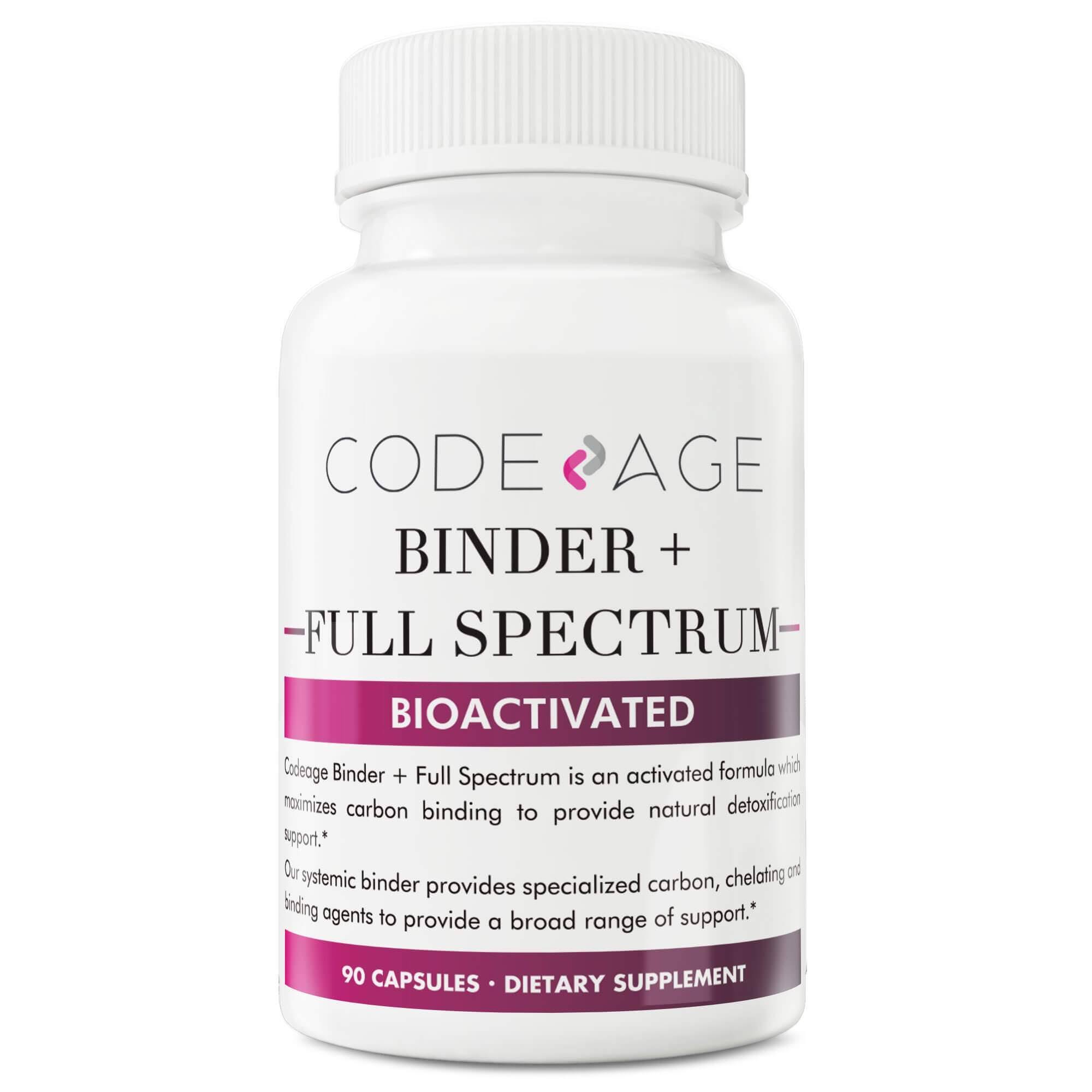 Codeage, Binder +, Full Spectrum, Vegan, Plant-Based, 90 Capsules