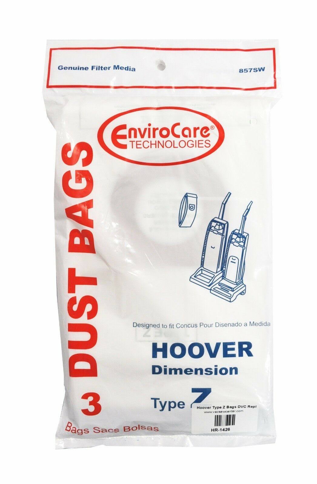 Envirocare 3 Hoover Type Z Vacuum Bags