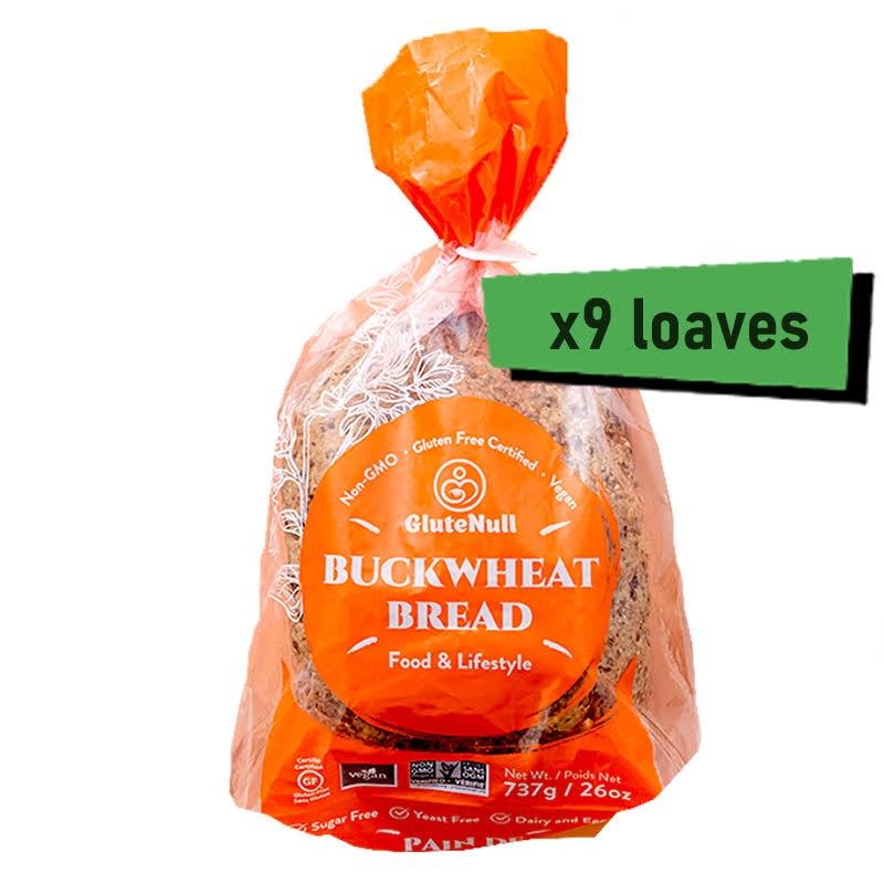 Buckwheat Bread - GluteNull Buckwheat Bread - Yeast Free Gluten Free Bread, Best Gluten Free Bread, Yeast Free Bread, Gluten Free Vegan Bread