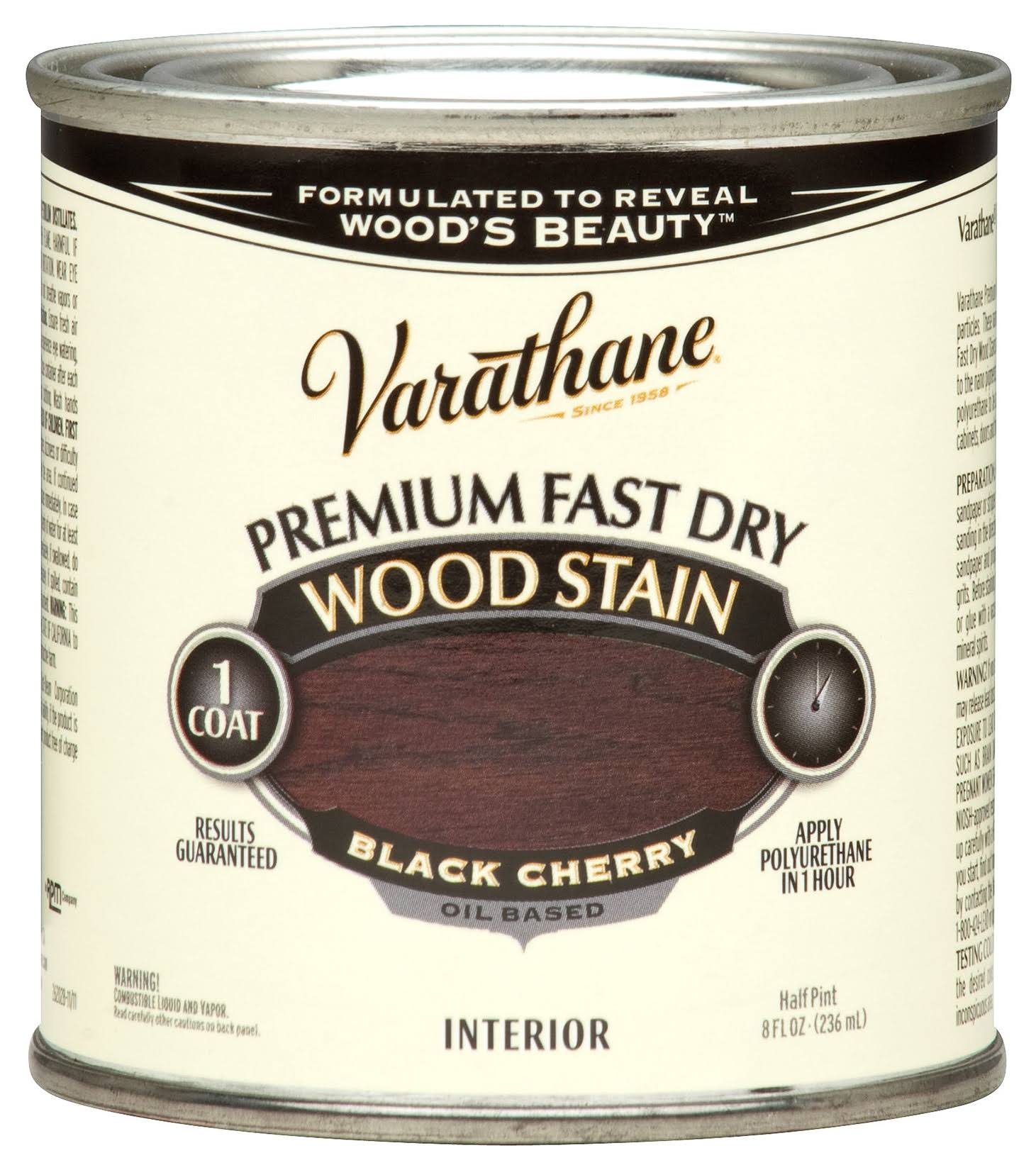 Varathane Fast Dry Wood Stain - Black Cherry