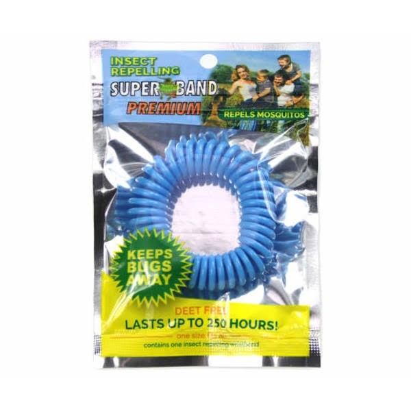 Super Band Premium Mosquito and Insect Repelling Bracelet - Assorted Colors