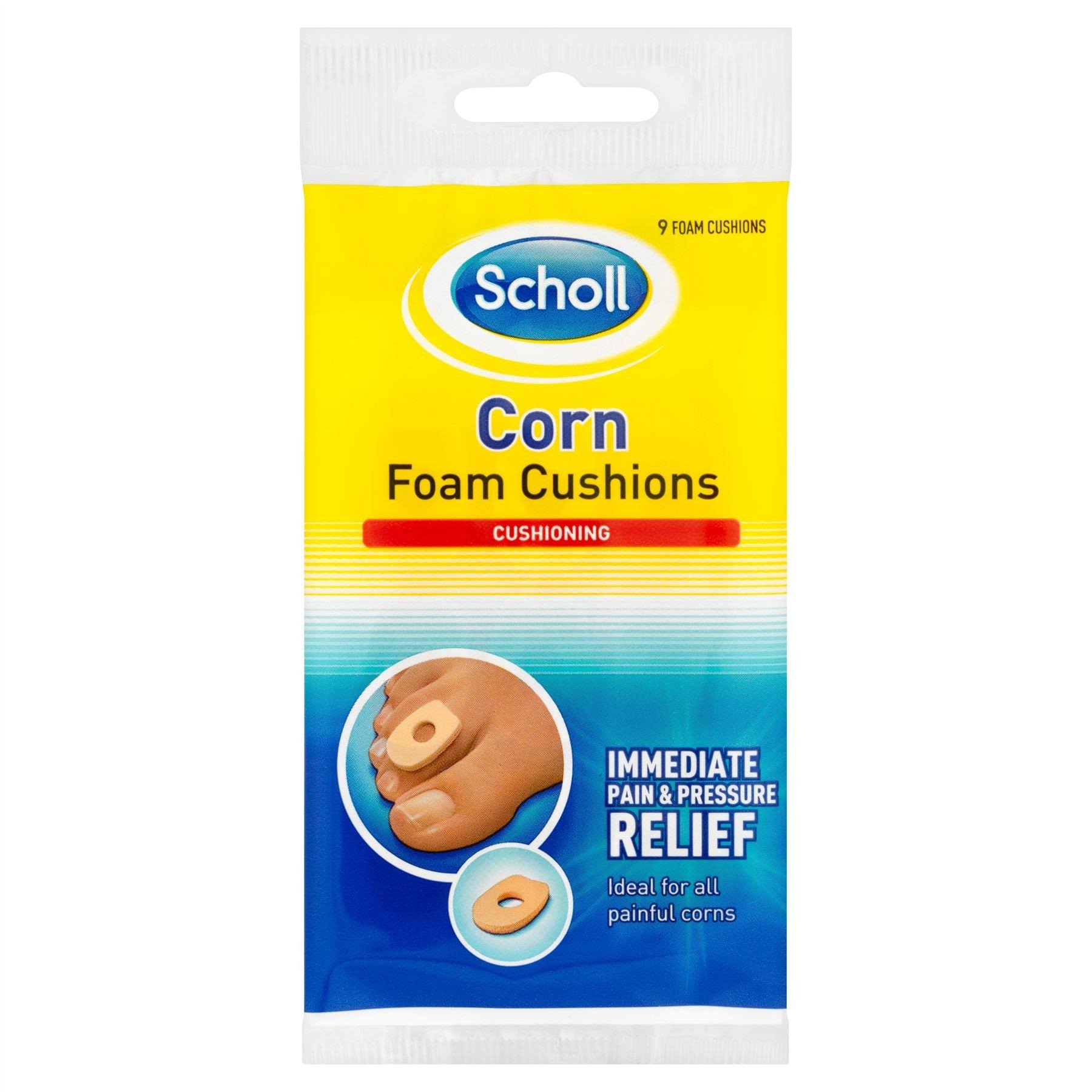 Scholl Corn Foam Cushions - Oval, 9ct