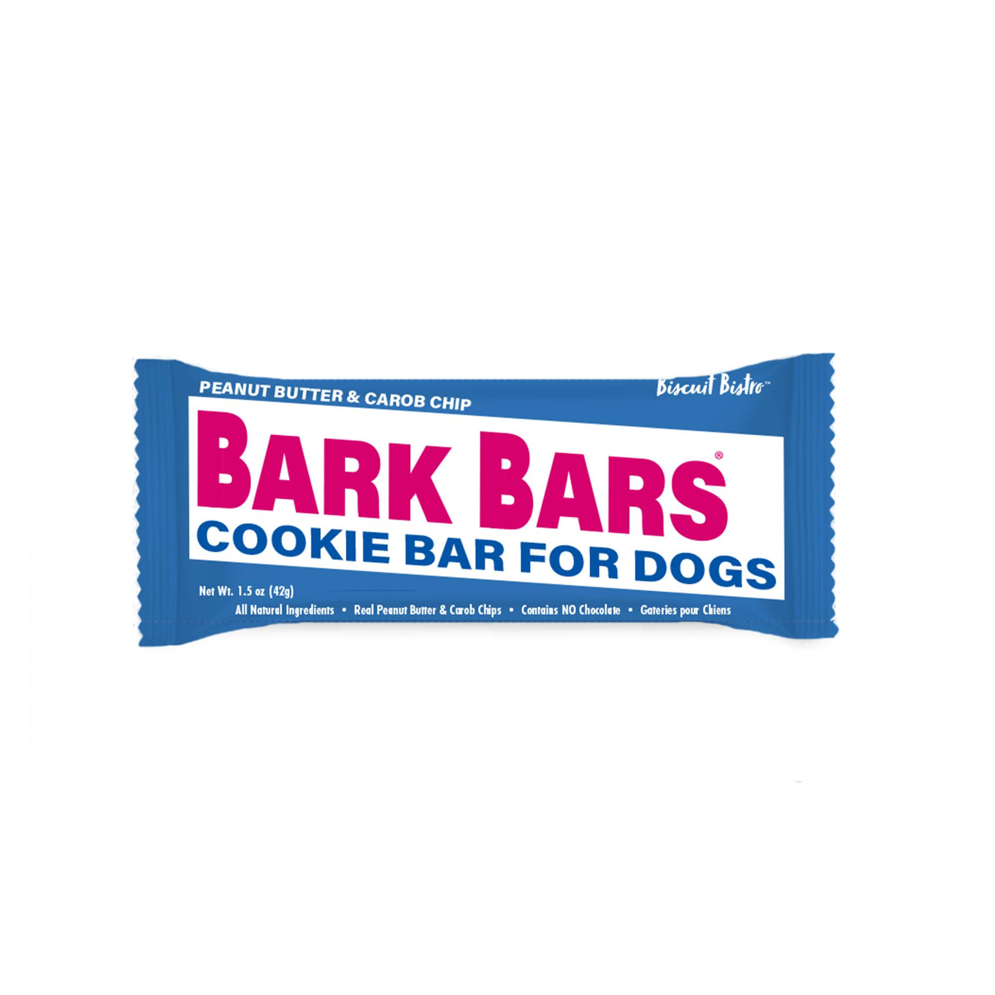 Dog Cookie Bark Bars Peanut Butter & Carob Chip