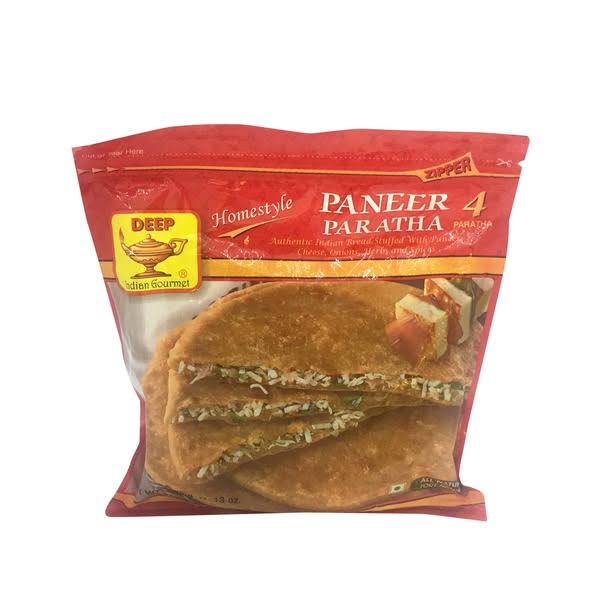 Deep Paneer Paratha - 4 Pieces - Patel Brothers - Delivered by Mercato