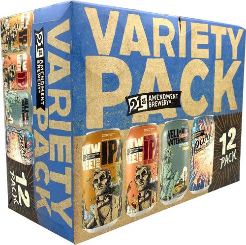 21St Amendment Brewery Beer, Hop, Variety Pack - 12 pack, 12 oz cans