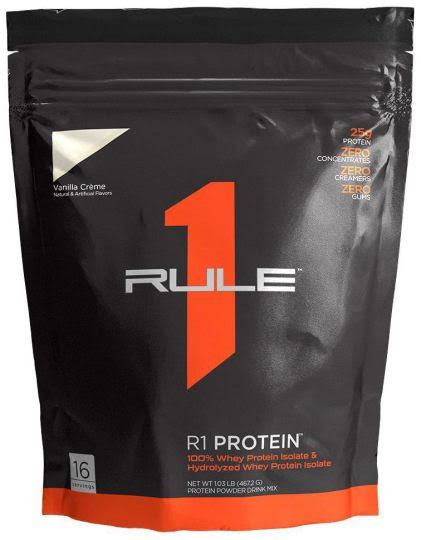 Rule 1 Whey Protein Isolate Supplement - Vanilla Cream, 16 Servings
