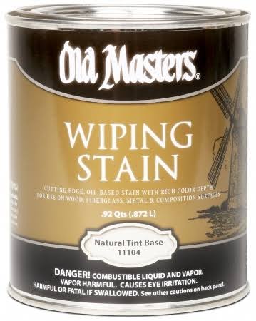 Old Masters 11104 0.9l Natural Wiping Stain | Garage | 30 Day Money Back Guarantee | Best Price Guarantee | Free Shipping On All Orders