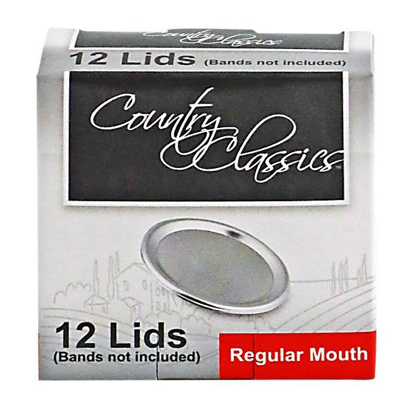 Country Classics 12-Pack Regular Mouth Lids