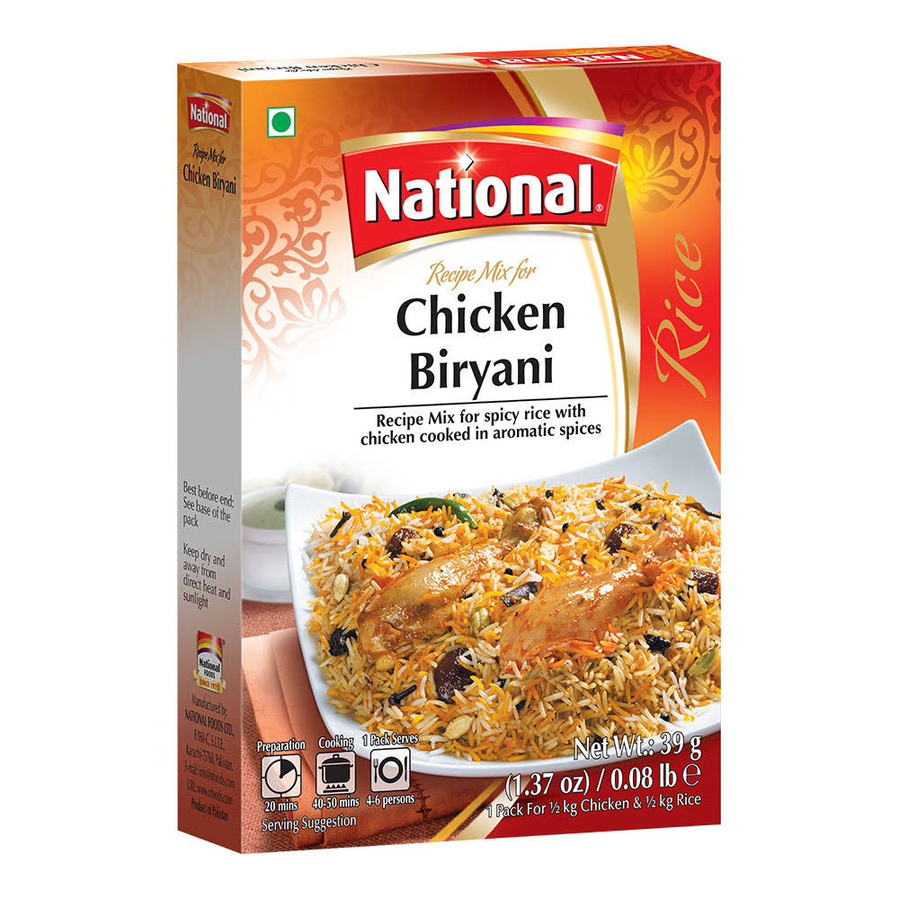 National Chicken Biryani Mix 39g