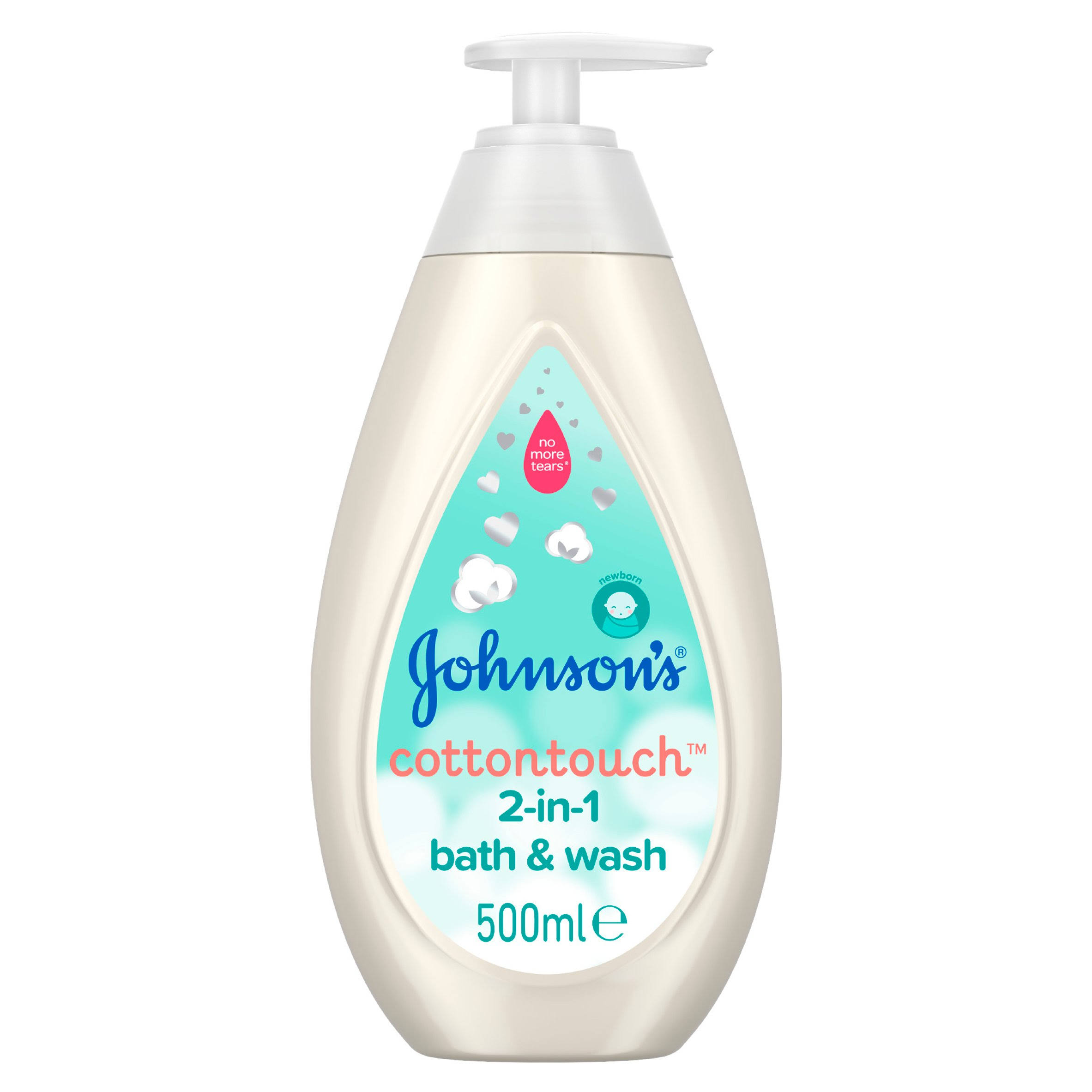 Johnsons Baby Cotton Touch 2 In 1 Bath Wash - 500ml