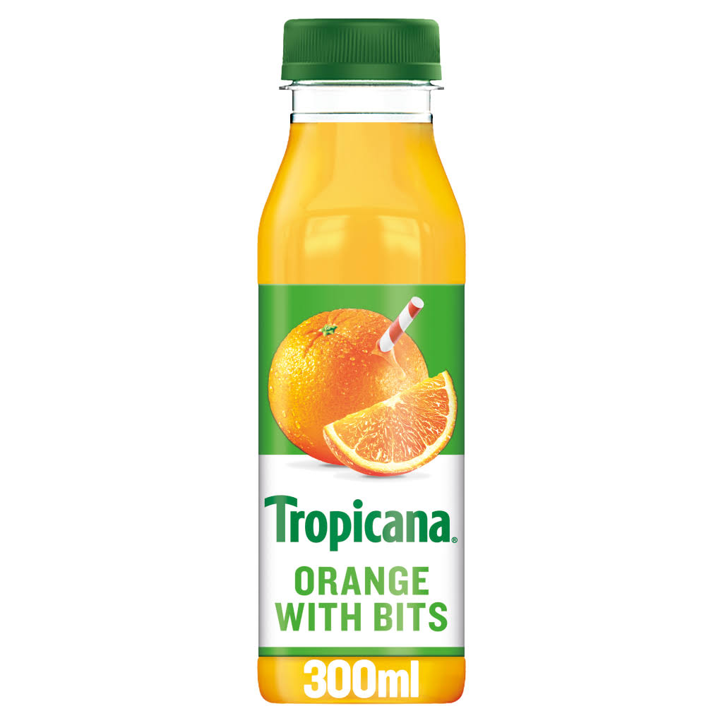 Tropicana Orange Juice - with Bits, 300ml
