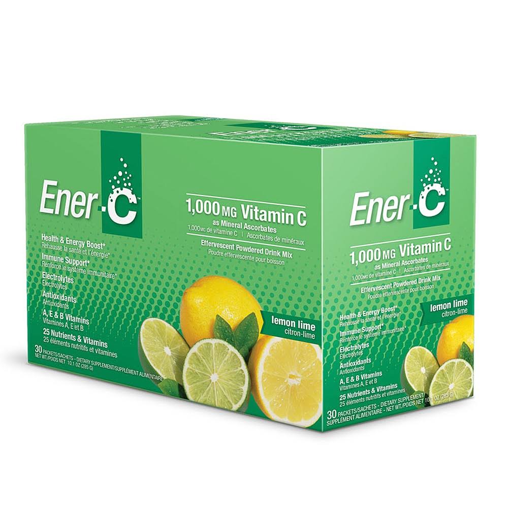 Ener-C Effervescent Vitamin C - Lemon Lime, x30