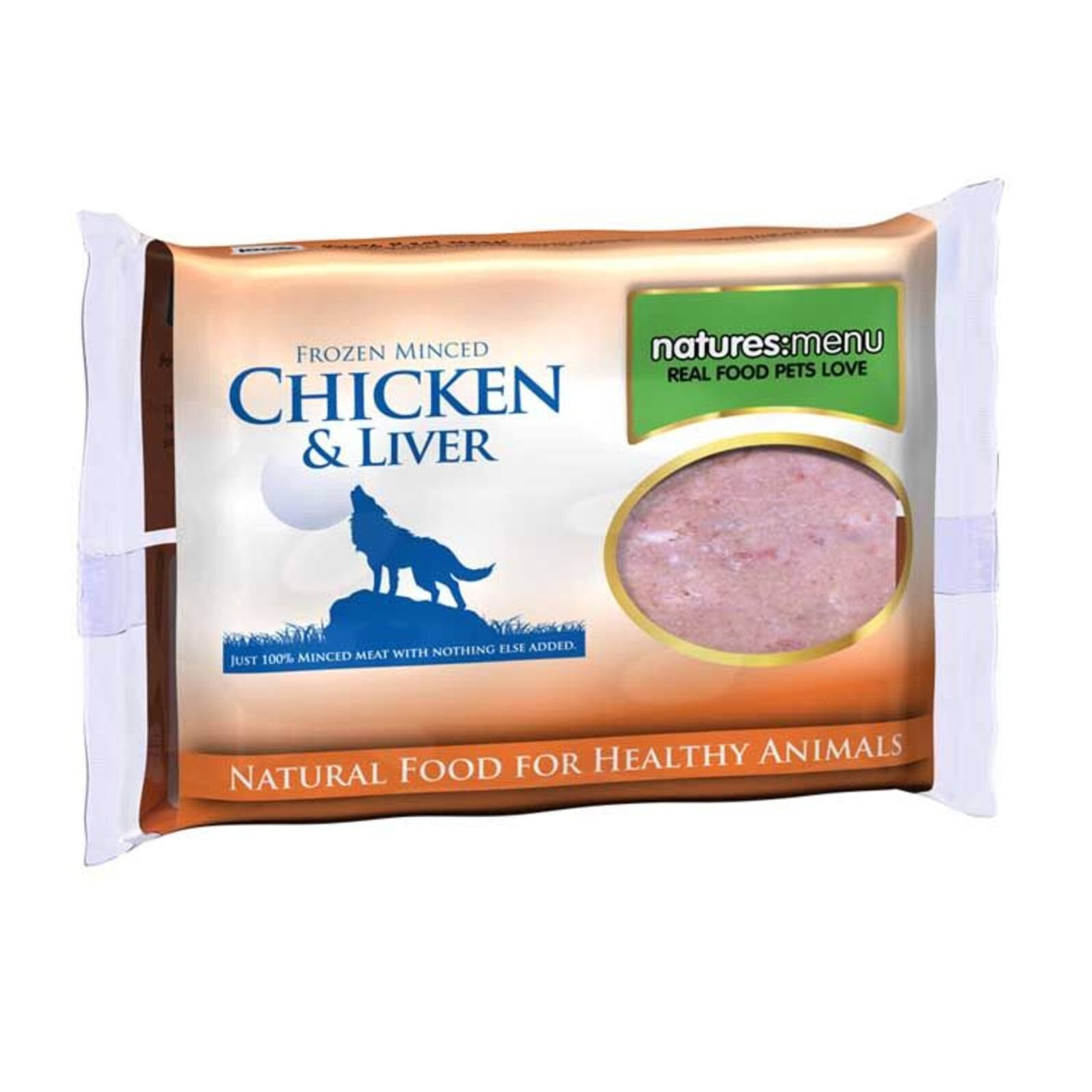 Natures Menu Frozen Mince Chicken & Liver 400g