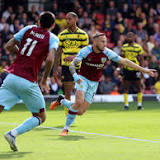 Watford 1-2 Burnley: Hornets all-but relegated after defeat