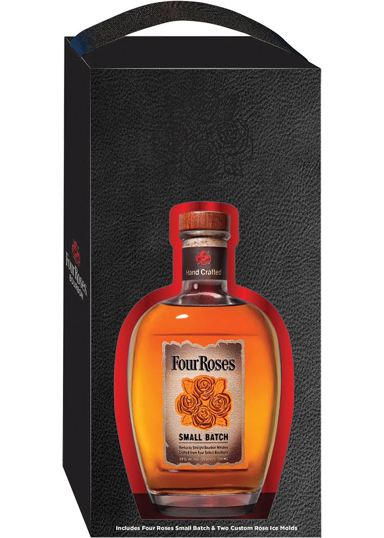 Four Roses Small Batch Bourbon with Ith Ice Molds Gift - 750 ml