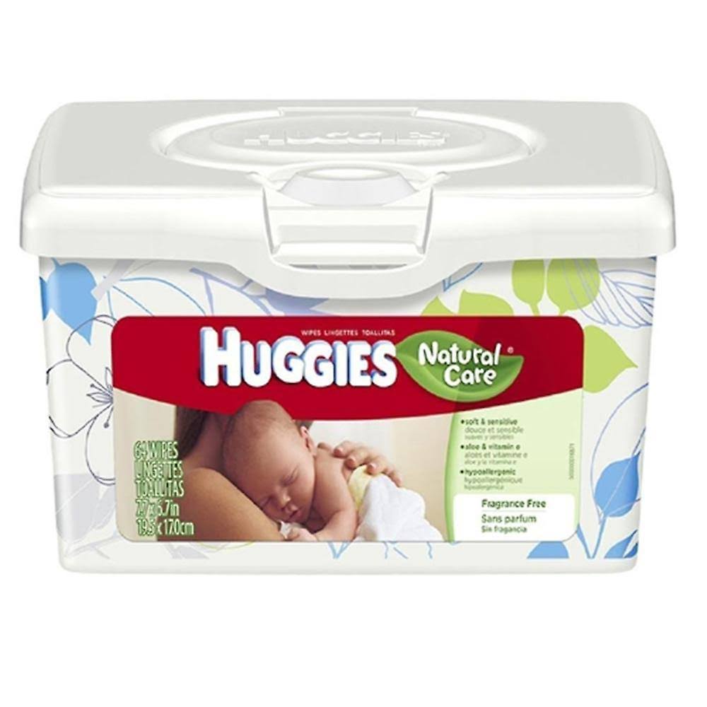 Huggies Natural Care Wipes - 64 Pack