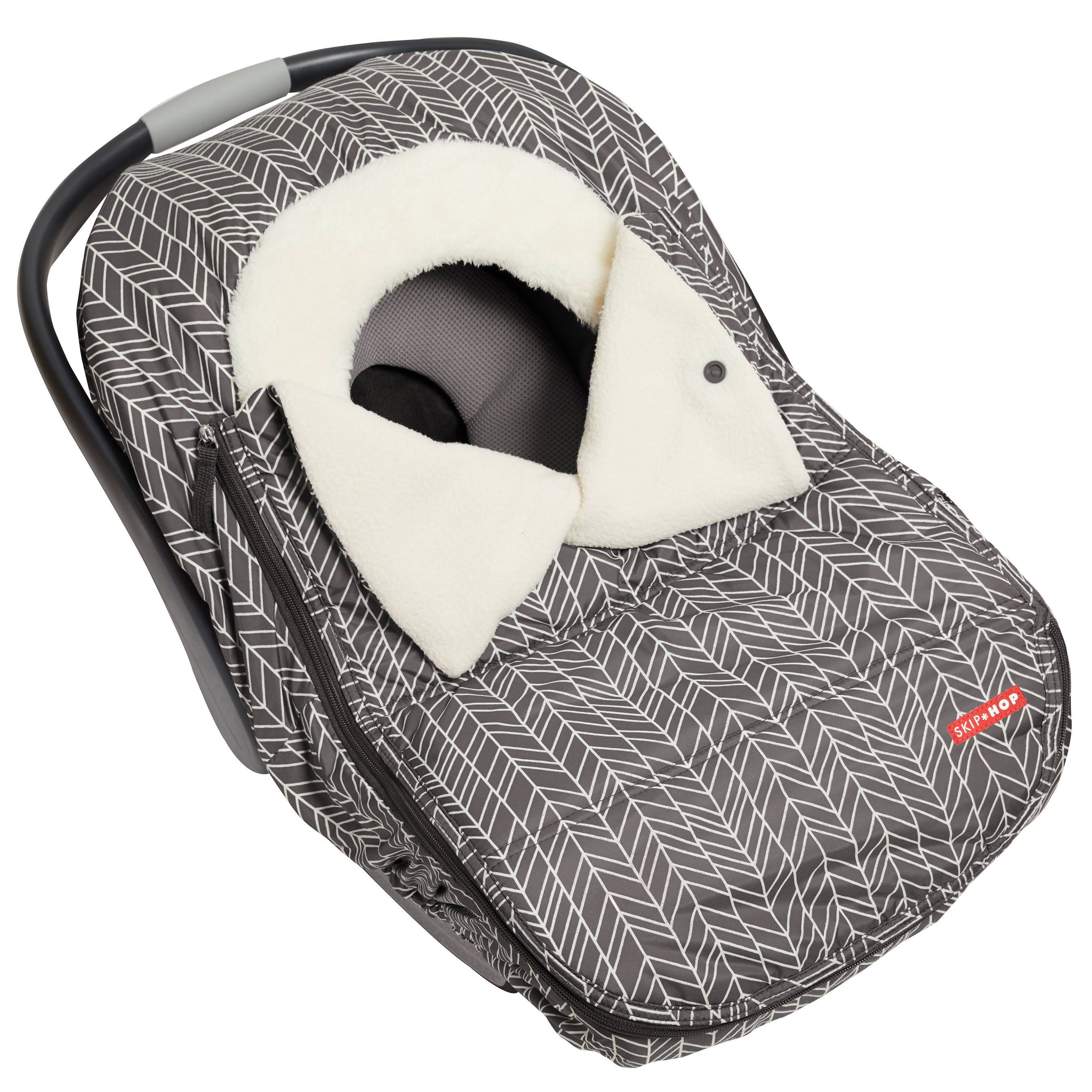 Skip Hop Stroll and Go Car Seat Cover - Grey Feather