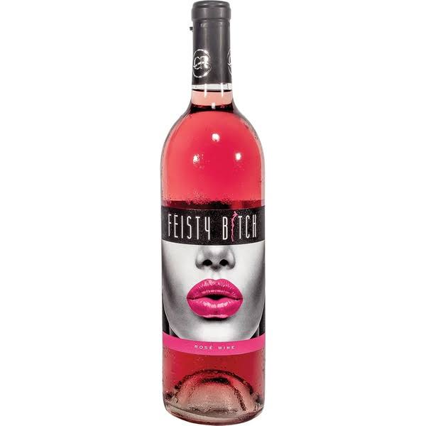Feisty Bitch Rose Wine - 750 ml