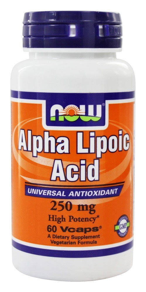 NOW Foods Alpha Lipoic Acid - 60 Vcaps, 250mg