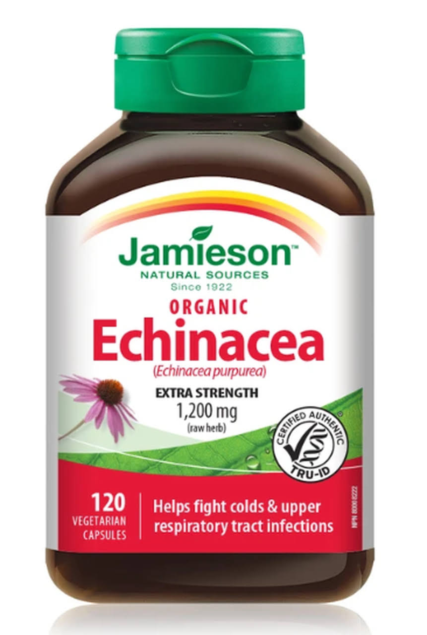 Jamieson Echinacea Supplement - 120 Capsules, 1200mg
