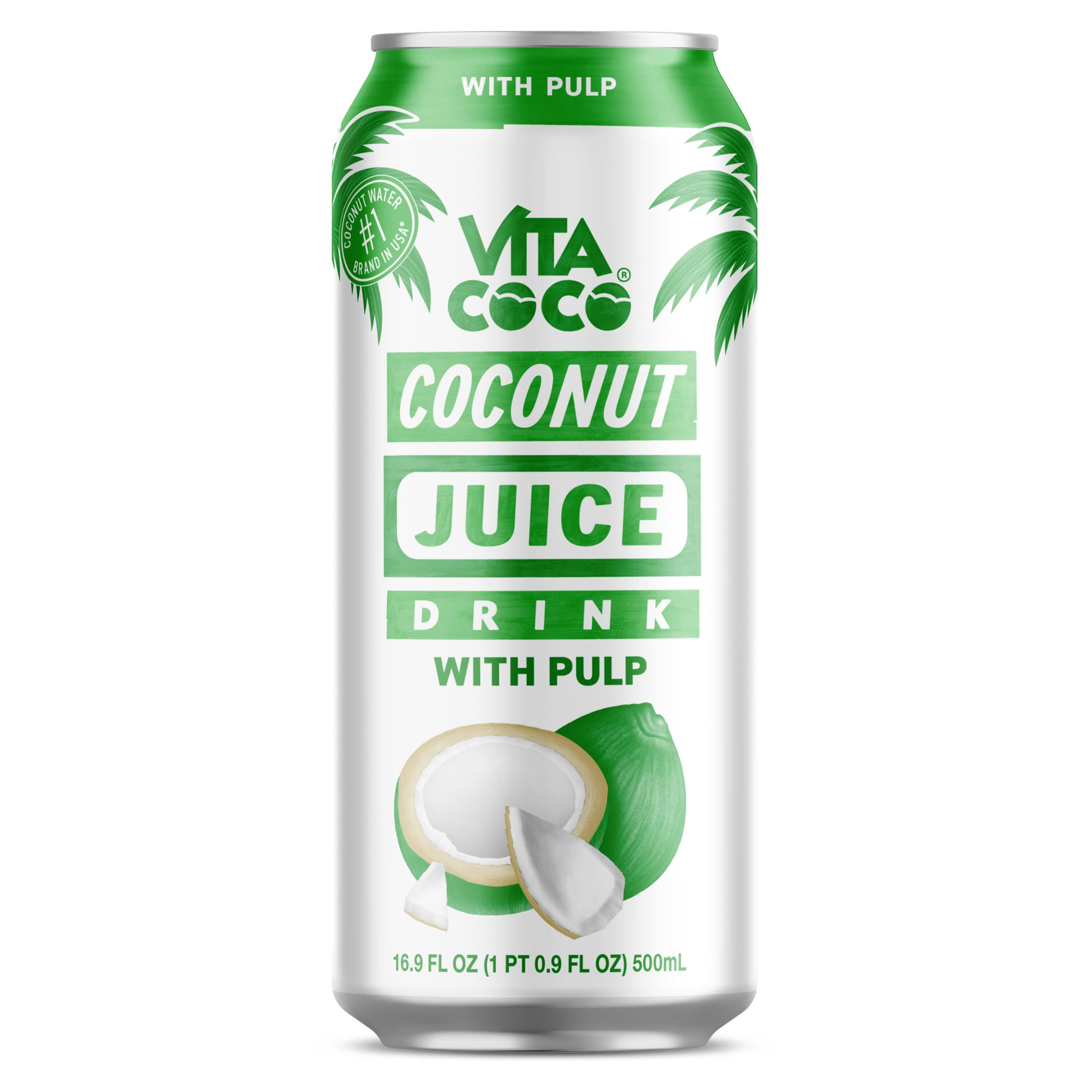 Vita Coco Coconut Juice Drink with Pulp 16.9 oz
