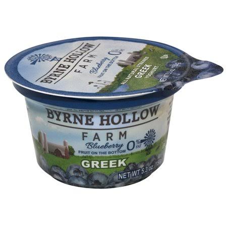 Byrne Hollow Farm Blueberry Greek Yogurt, 5.3 oz