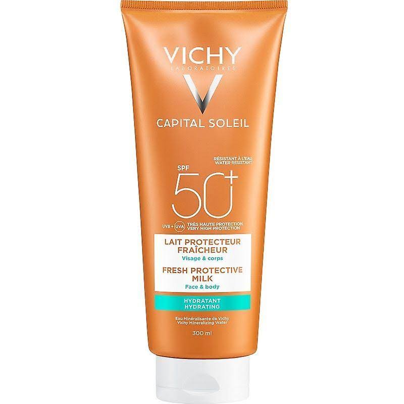Vichy Capital Soleil Beach Protect Fresh Hydrating SPF 50 Face and Body Milk - 300ml