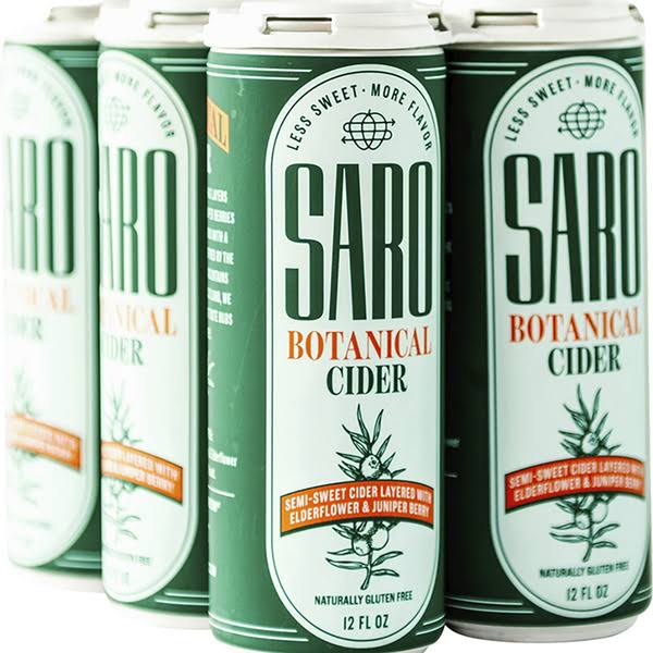Saro Botanical Cider | Apple Cider by Saro Cider | 12oz | Nebraska