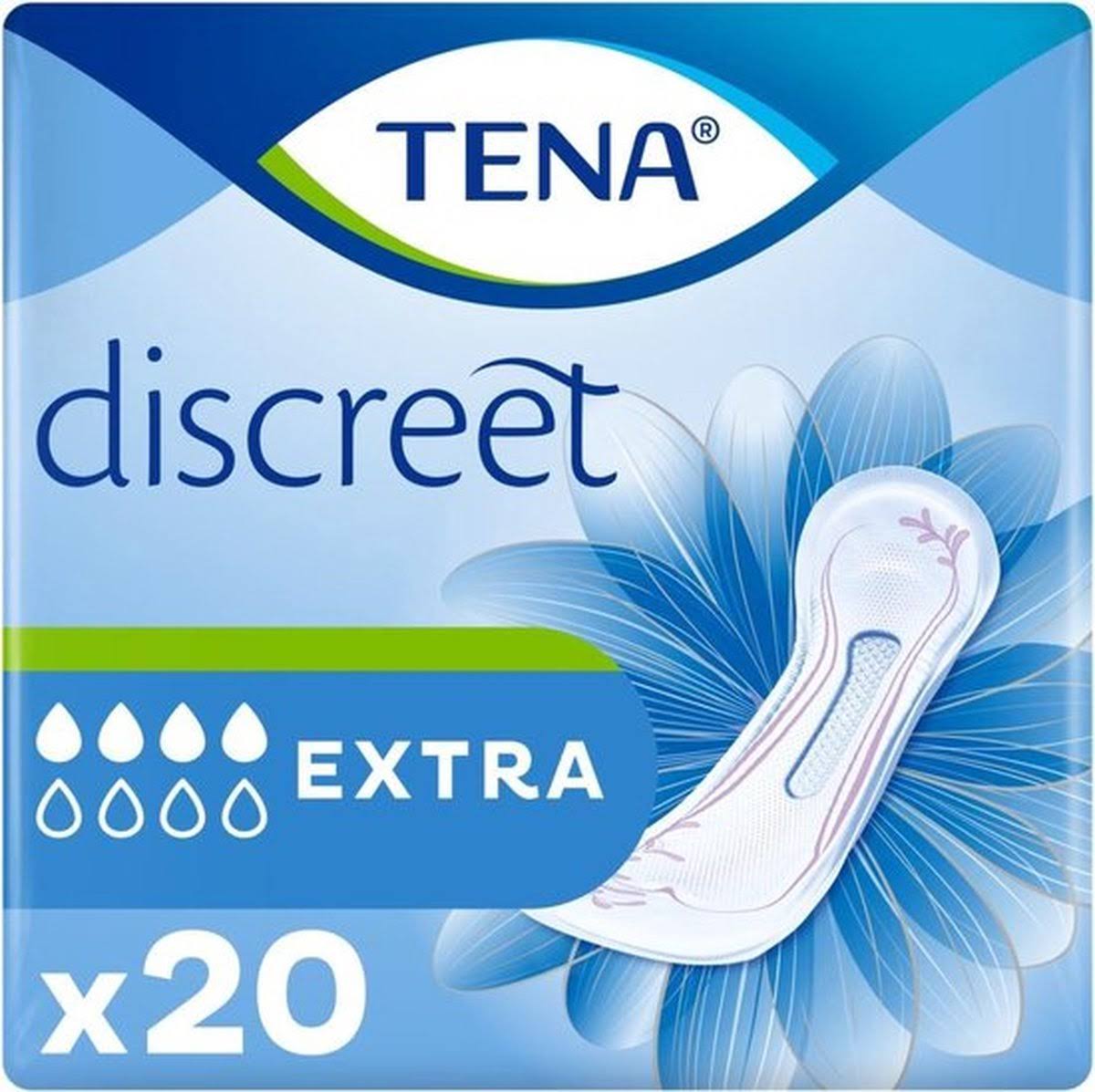 TENA Discreet Extra Pads+ - 3x Packs of 20 ( 60 Towels )
