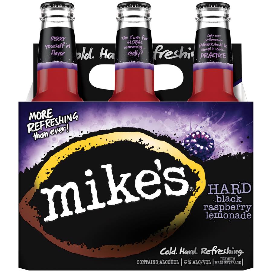 Mike's Hard Premium Malt Beverage - Raspberry Lemonade, 11.2oz, 6ct