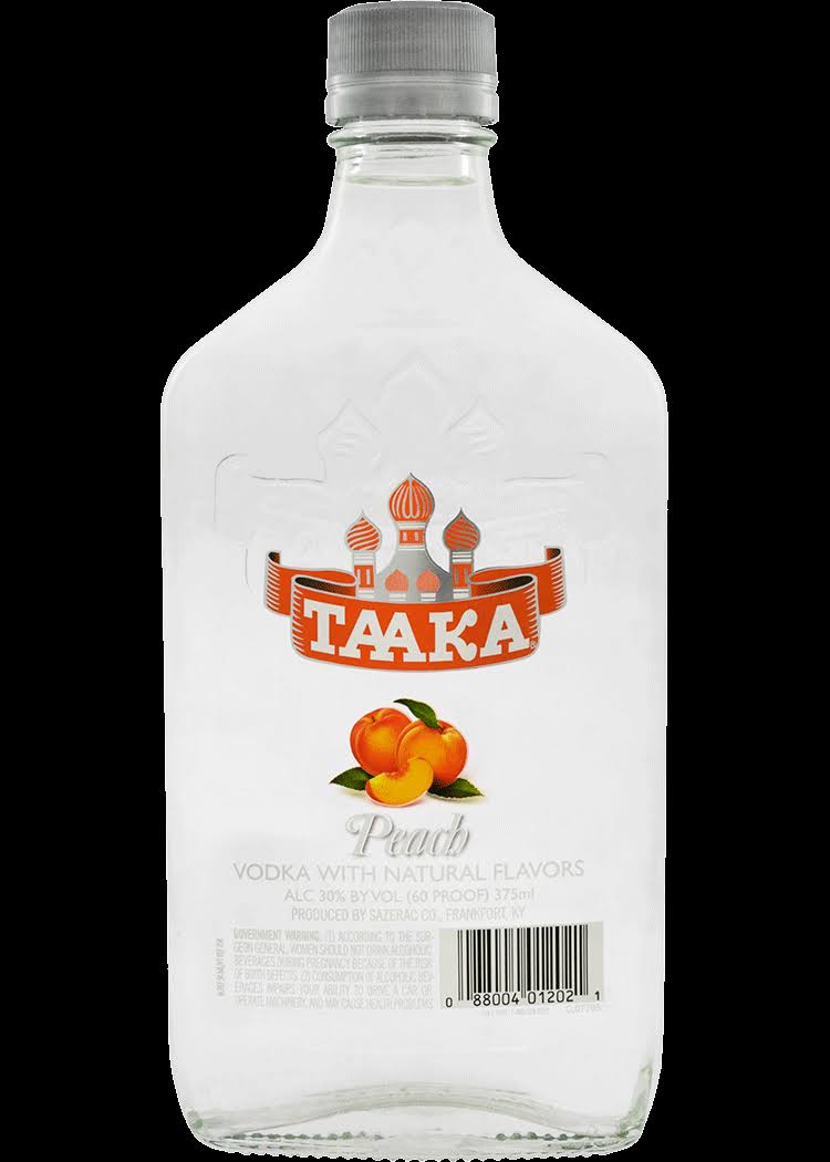 Taaka Peach Vodka Flavored Vodka Peach | 375ml | Kentucky