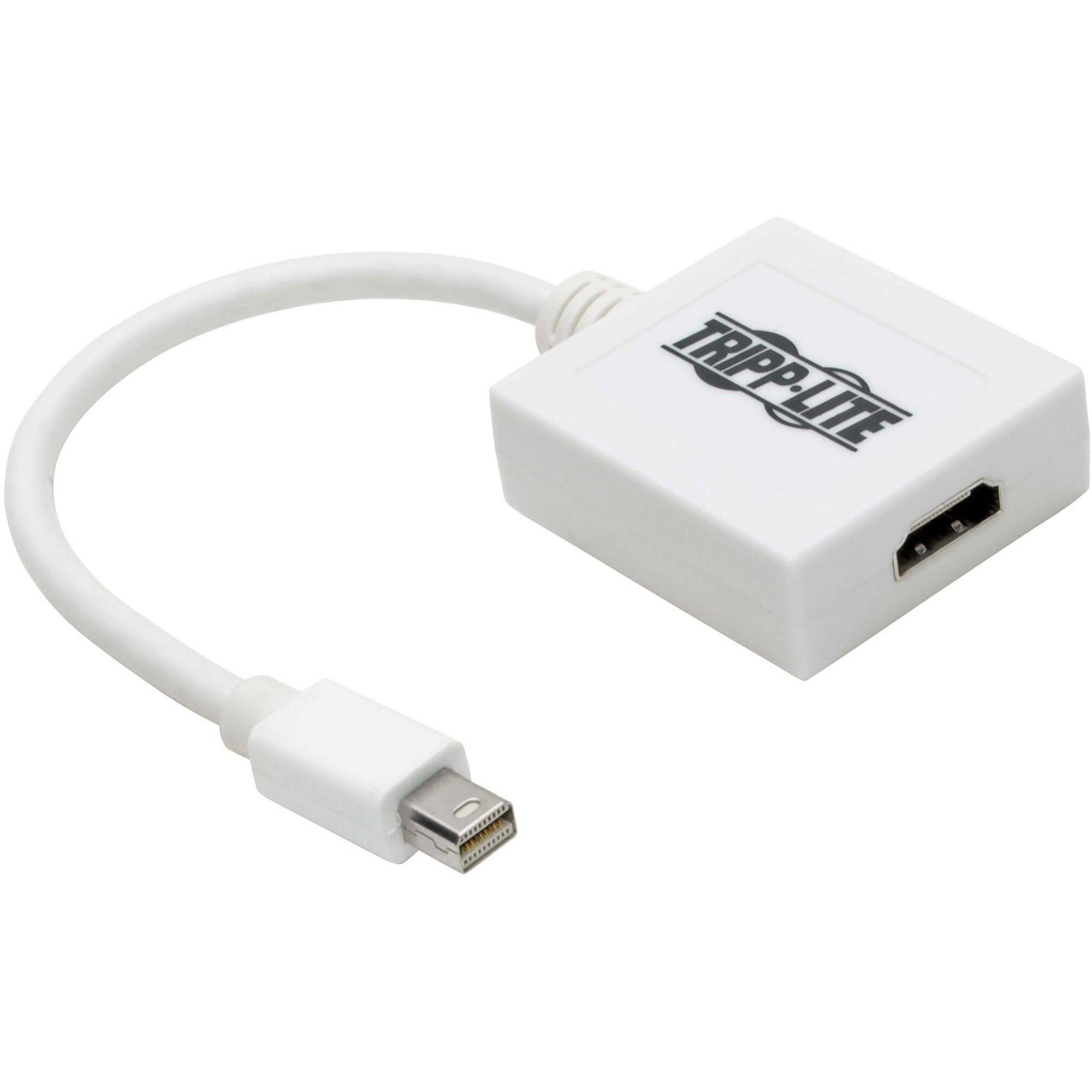 Tripp Lite Mini Display Port to HDMI Adapter Cable - White