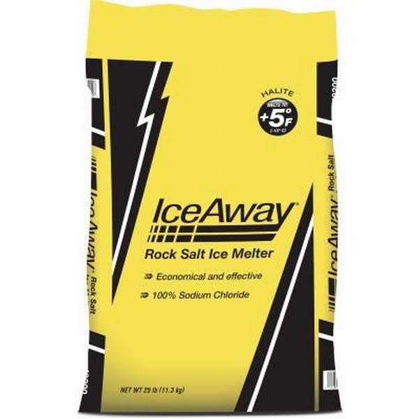 Ice a Way Halite Rock Salt Ice Melter - 25lbs