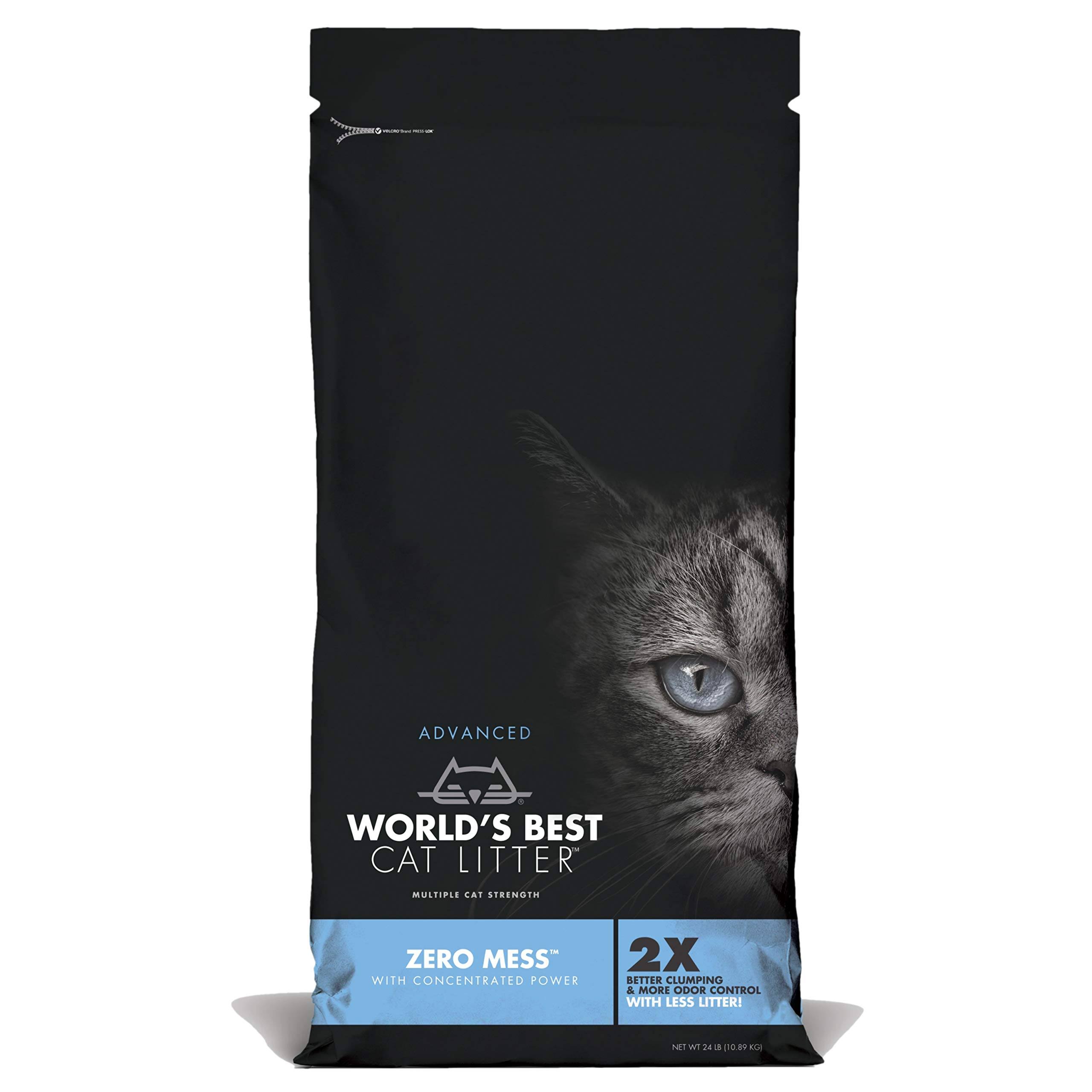 Worlds Best Cat Litter 391046 24 lbs Boost Advanced Zero Mess Cat Litter