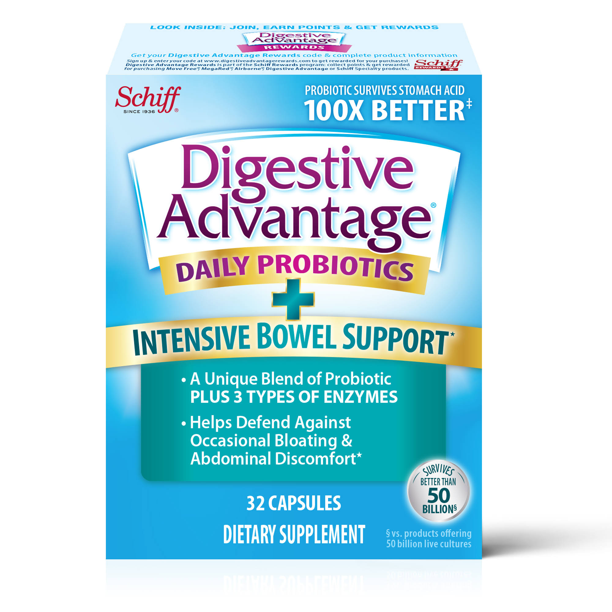 Schiff Digestive Advantage Capsules - x32
