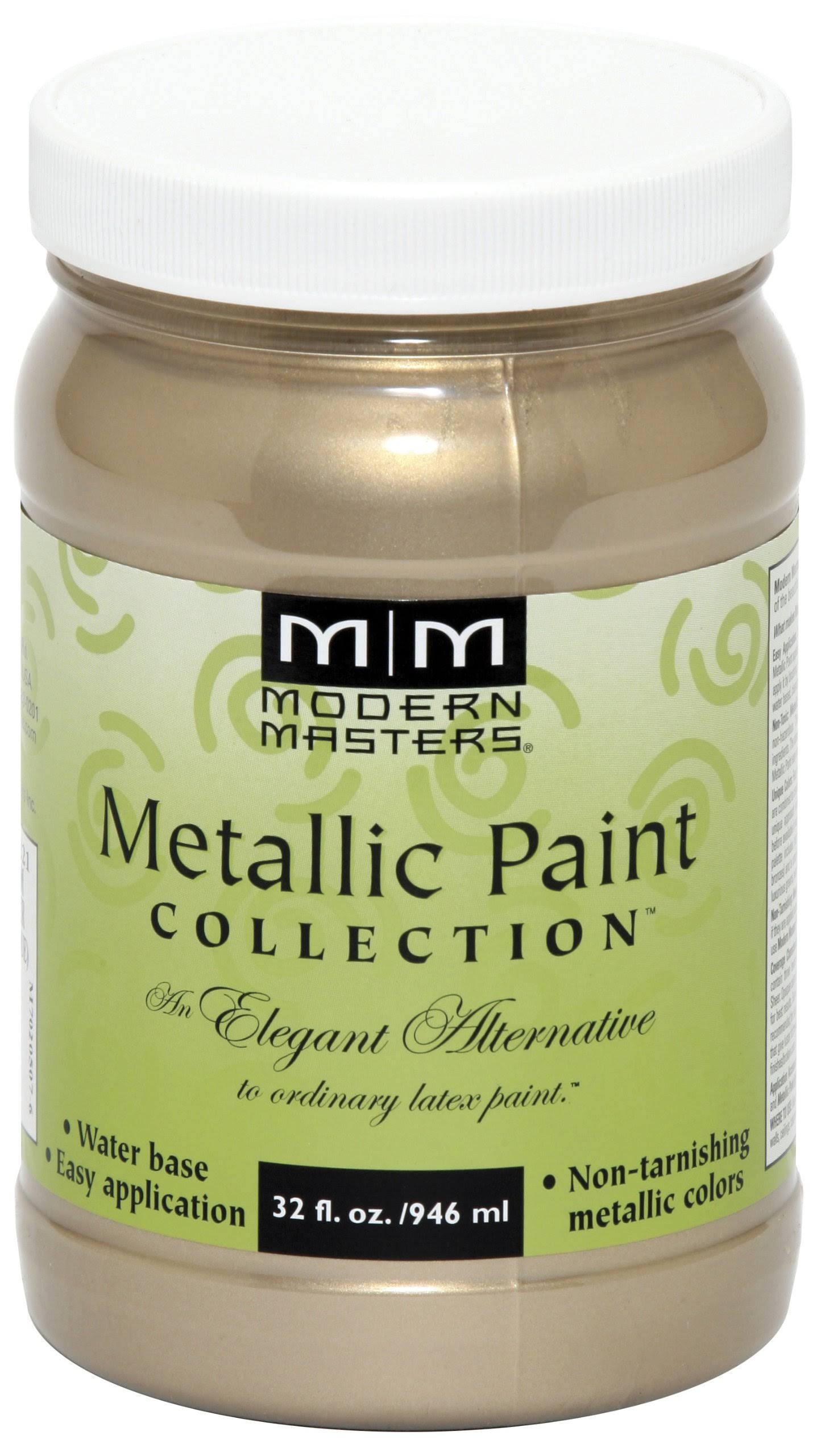 Modern Masters Metallic Paint - Champagne, 32oz