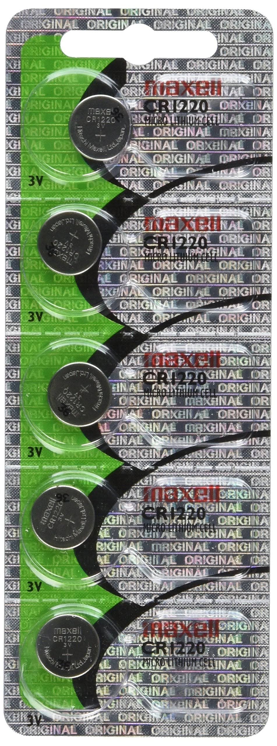 Maxell Lithium Coin Cell Watch Batteries - 5pk, 3V