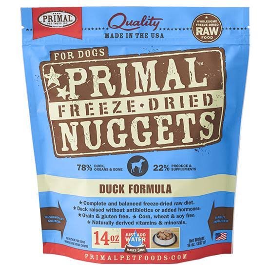 Primal Freeze Dried Nuggets - Duck Formula, 397g