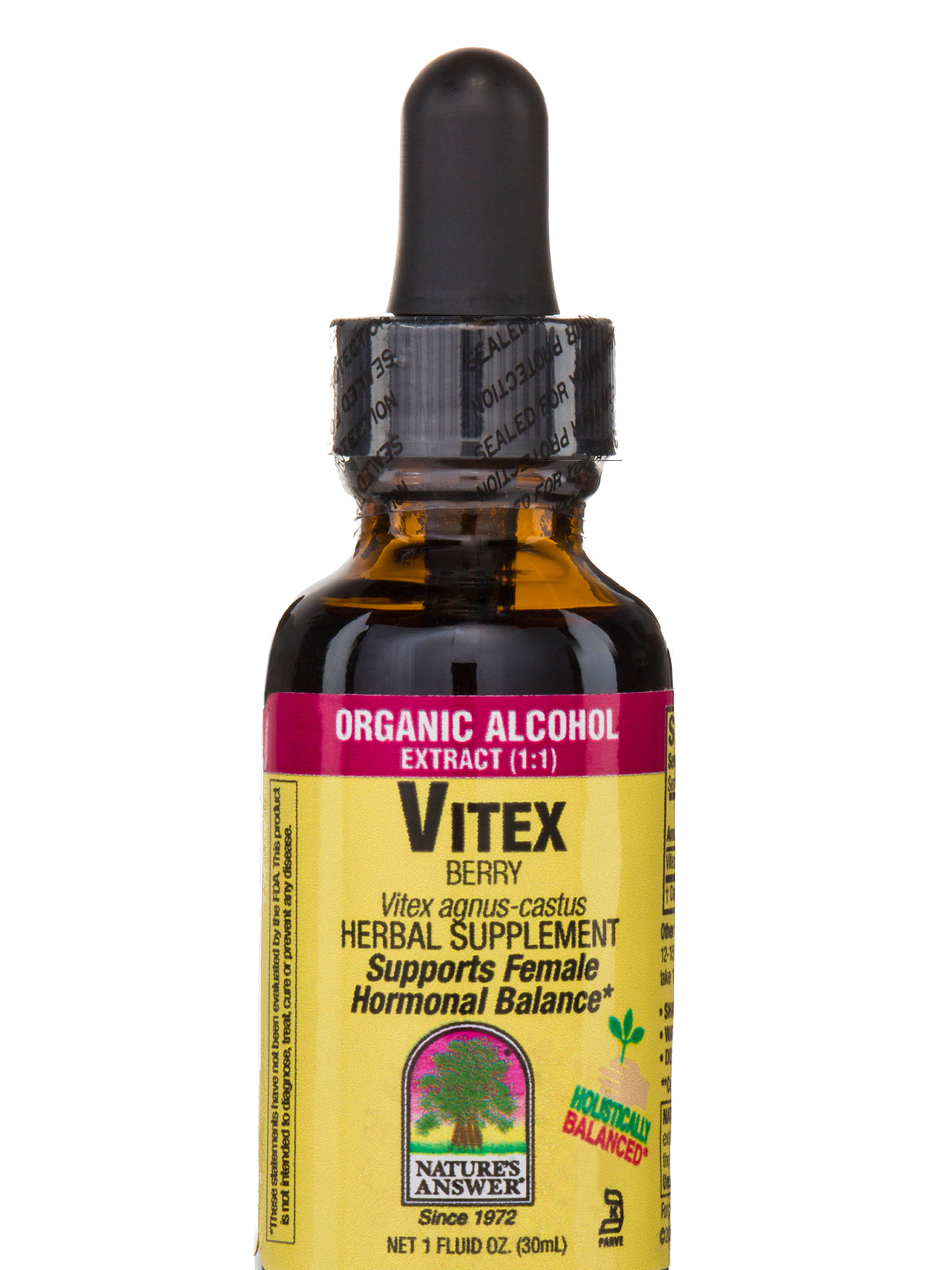 Nature's Answer Vitex Berry Organic Alcohol Fluid Extract - 2000mg