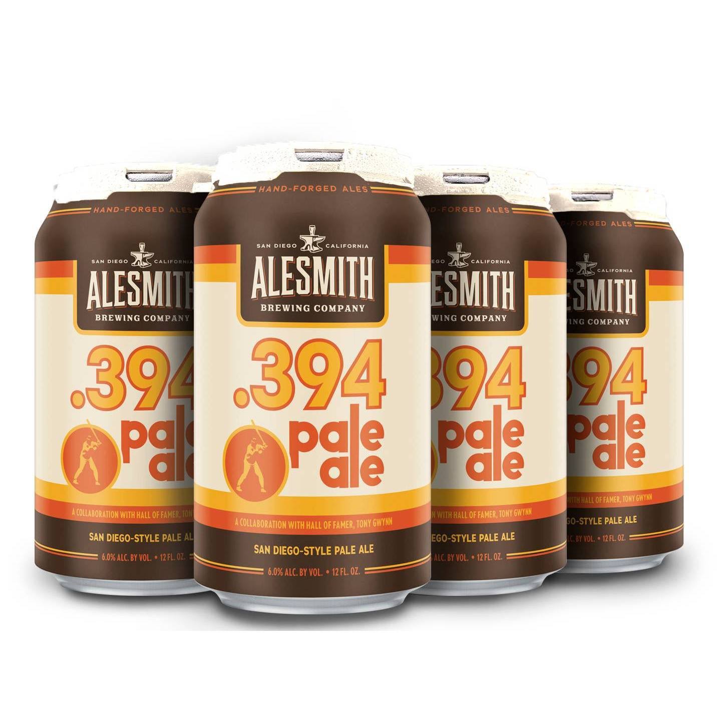 Alesmith Brewing Beer, San Diego Pale Ale .394 - 6 pack, 12 fl oz cans