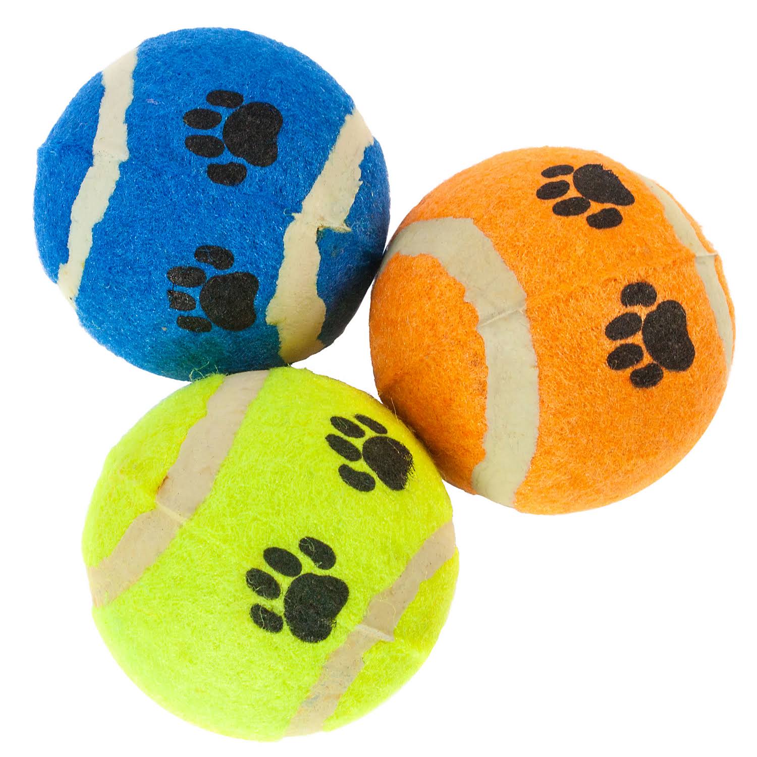 Bow Wow Pet Tennis Ball Dog Toy - 3pk