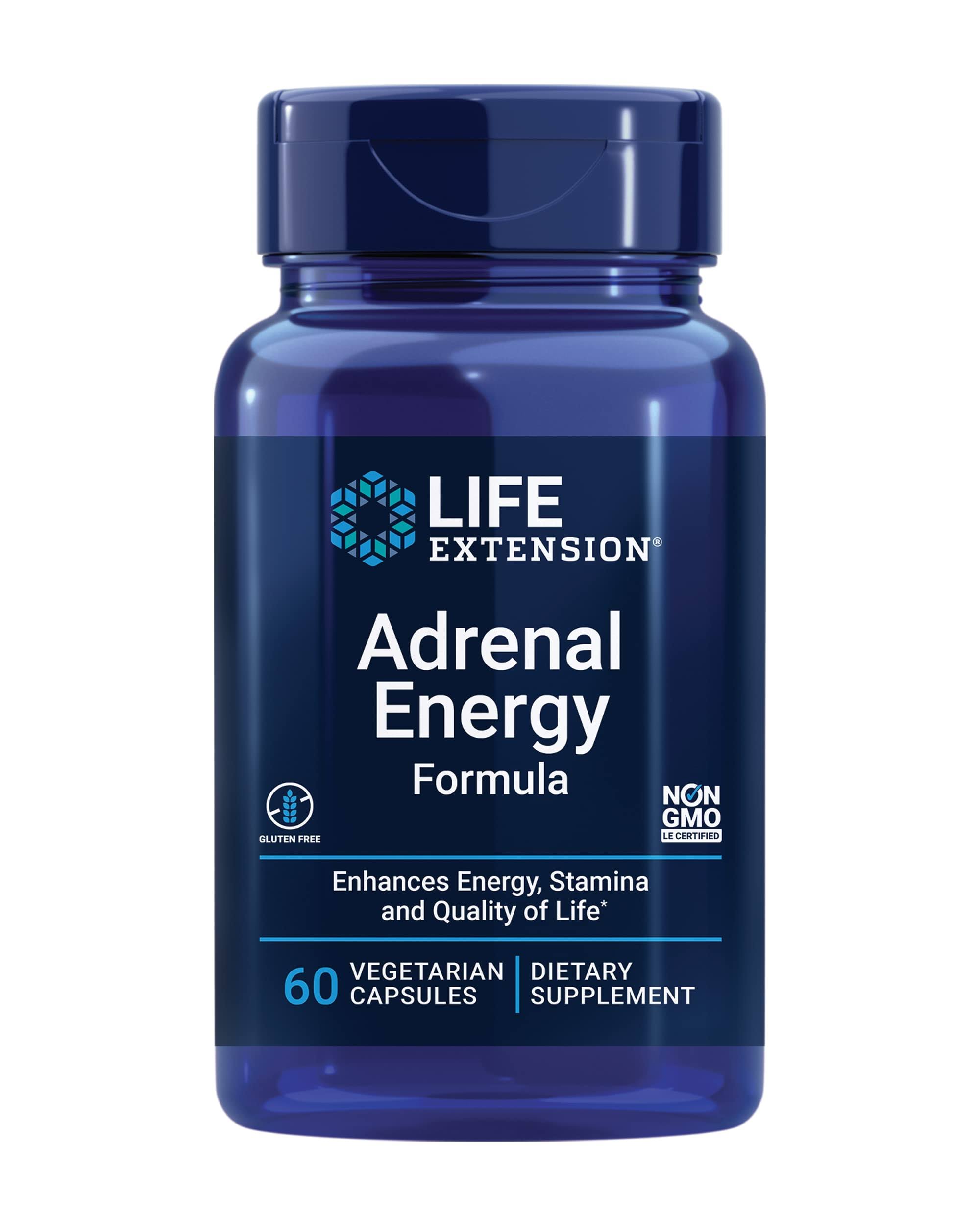 Life Extension Adrenal Energy Formula - 60 Vcaps
