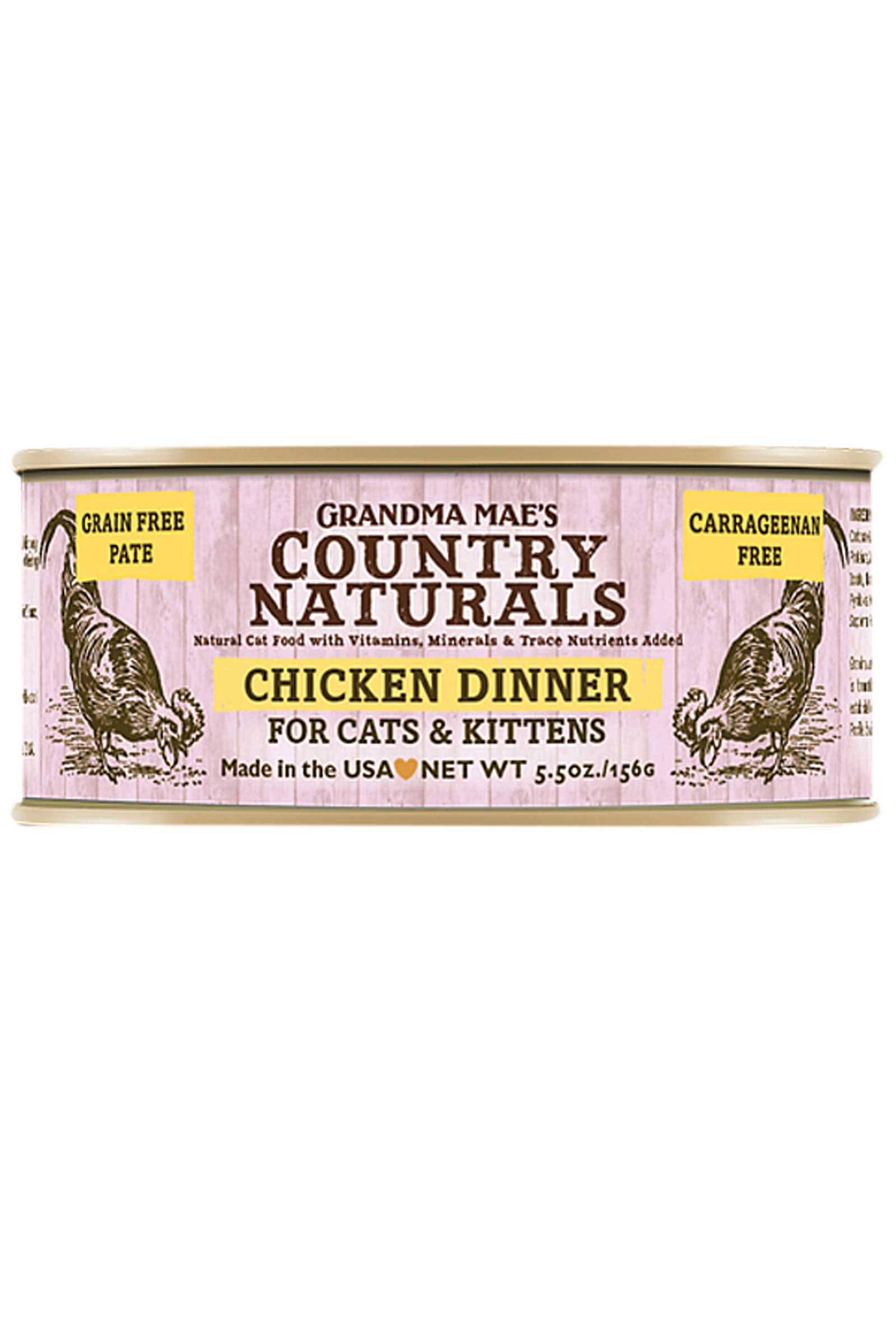 Grandma Maes Country Naturals Cat Food - Chicken Dinner