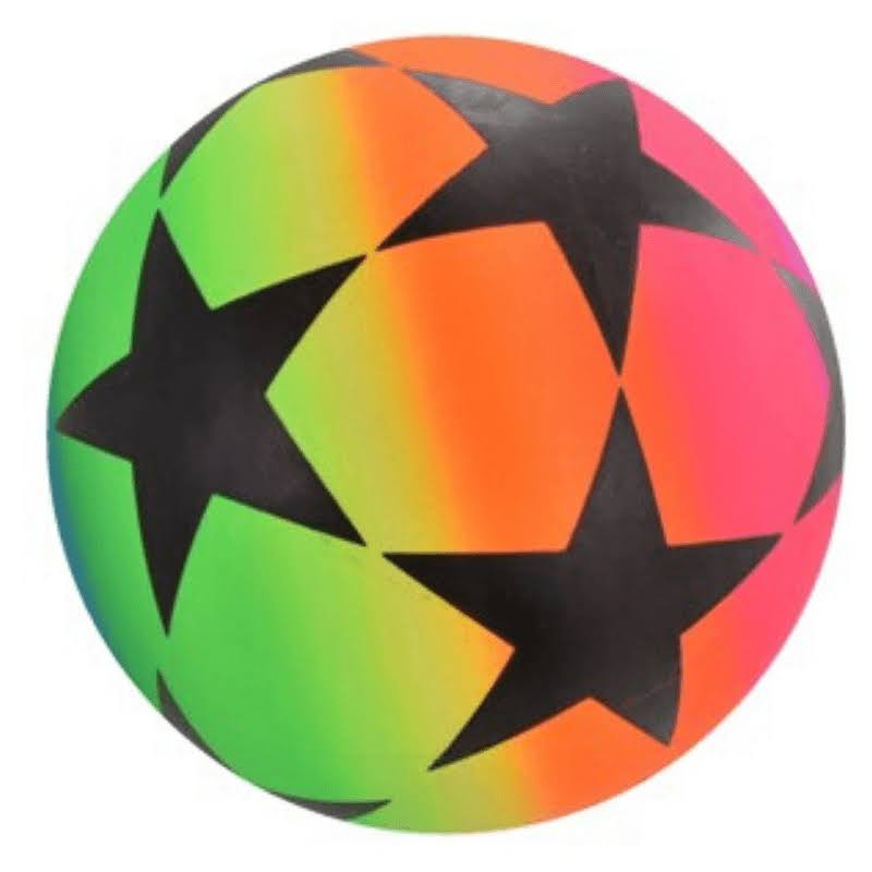 PoundToy‎ Neon Stars Inflatable Football