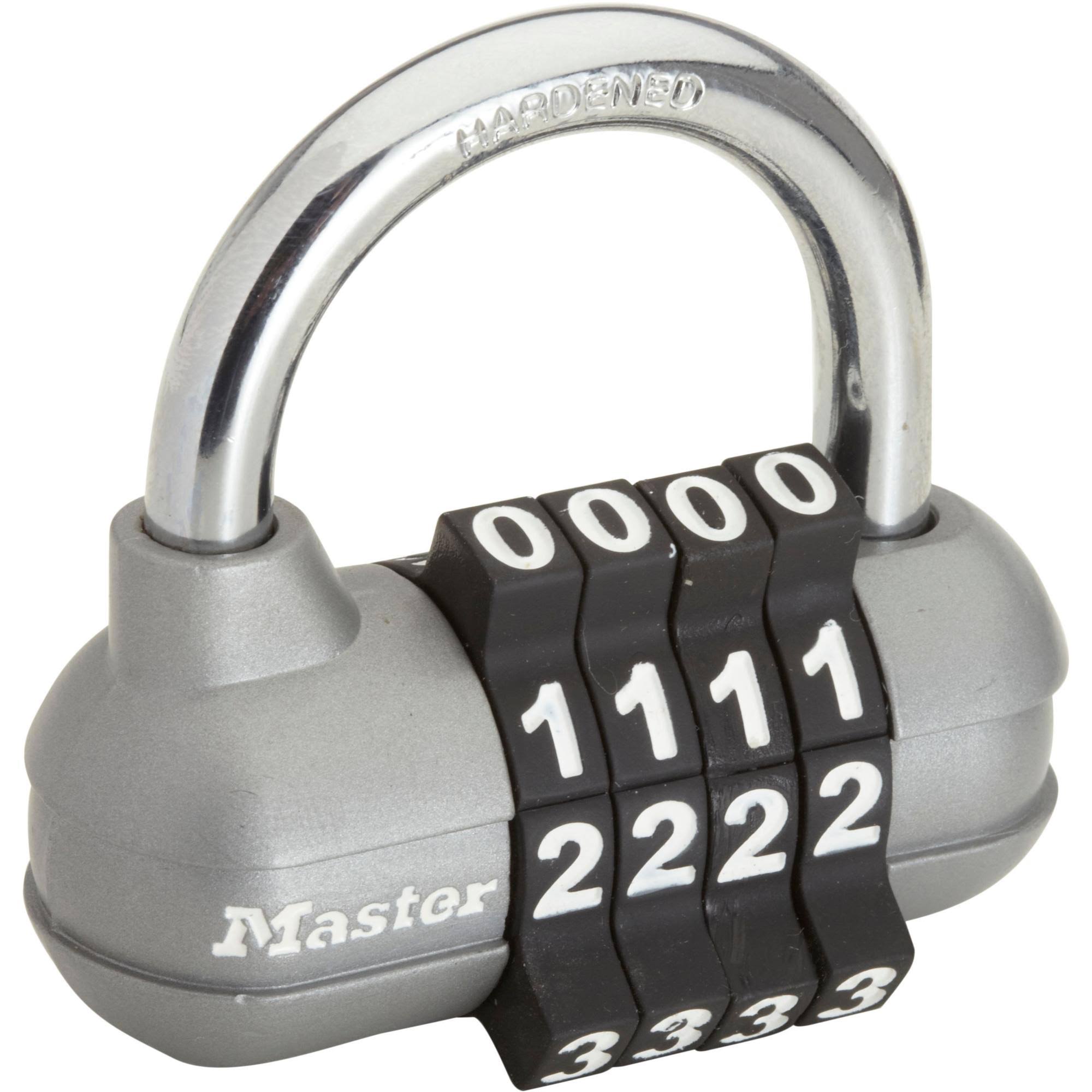 Master Lock 1520eurd Combination Padlock Silver
