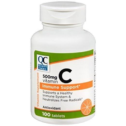 Quality Choice Vitamin C 500mg Immune Support 100 Tablets Each