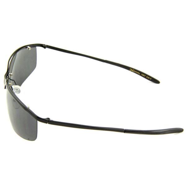 X Loop Polarized Lenses DG Sunglasses - Black