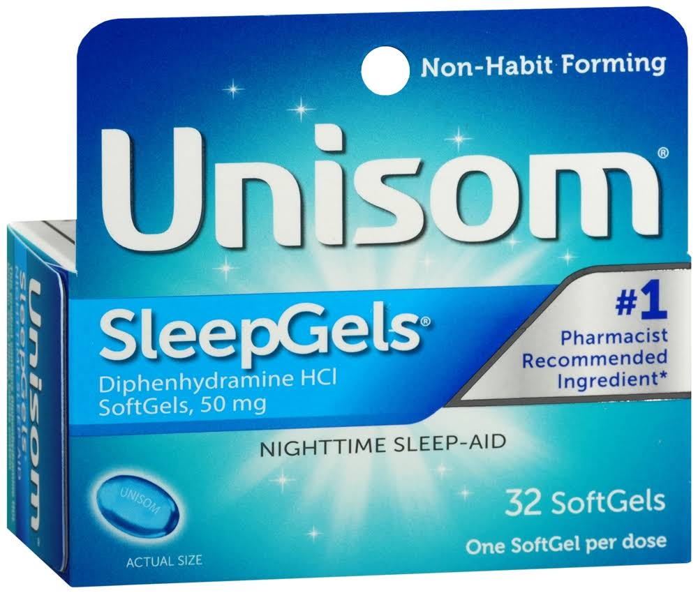 Unisom SleepGels Nighttime Sleep-Aid SoftGels - 50mg, x32